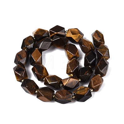 Natural Tiger Eye Beads Strands G-Q608-11F-1