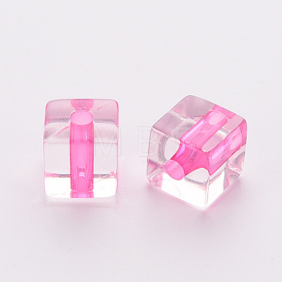 Transparent Acrylic Beads TACR-S154-12A-82-1