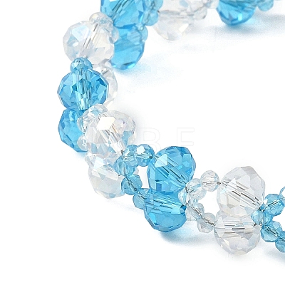 Glass Beaded Bracelets for Women BJEW-JB12785-1