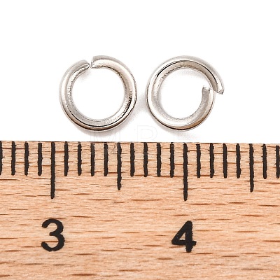 Tarnish Resistant 304 Stainless Steel Jump Rings STAS-R049-6x1mm-1