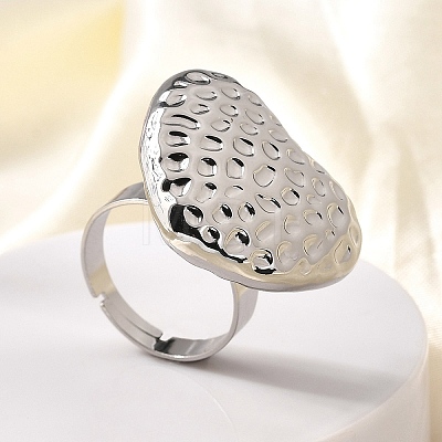 304 Stainless Steel Adjustable Finger Ring RJEW-H244-05P-1