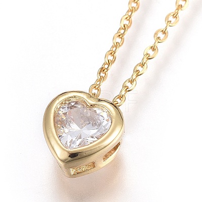 304 Stainless Steel Pendant Necklaces NJEW-O108-14-1