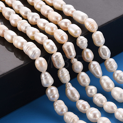 Natural Cultured Freshwater Pearl Beads Strands X1-PEAR-S012-41E-1