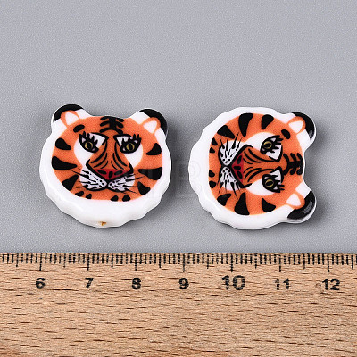 Printed Opaque Resin Beads RESI-N043-08-1