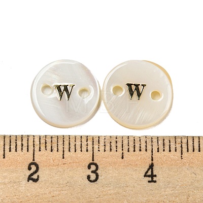 Freshwater Shell Buttons BUTT-Z001-01W-1