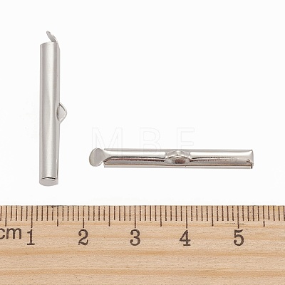 Iron Slide On End Clasp Tubes IFIN-R212-3.0cm-P-1