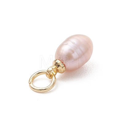 Natural Cultured Freshwater Pearl Pendants PALLOY-JF05172-01-1