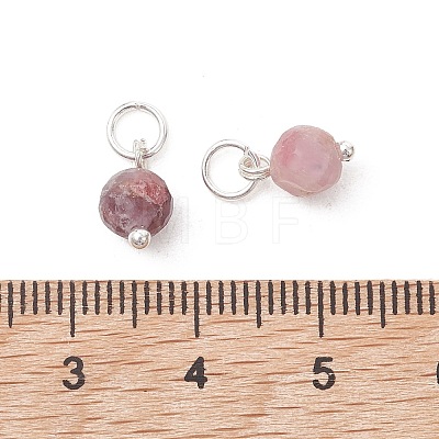 Natural Plum Blossom Tourmaline Pendants PALLOY-JF05440-03-1
