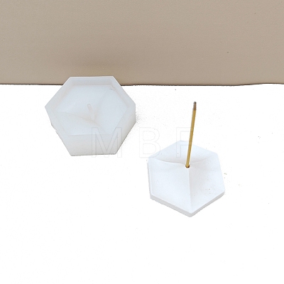 Hexagon Incense Holder Silicone Mold PW-WG7DAA9-01-1