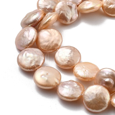 Natural Baroque Keshi Pearl Beads Strands PEAR-P064-18A-02C-1