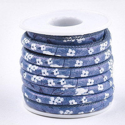 Printed PU Leather Cords LC-S019-08D-1