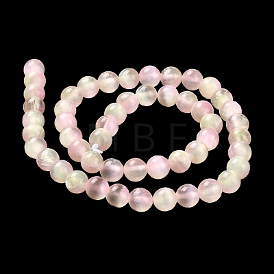 Natural Selenite Beads Strands G-P493-01P-1