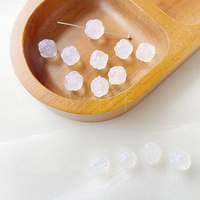 10Pcs Transparent Acrylic Beads PW-WGF8A78-05-1