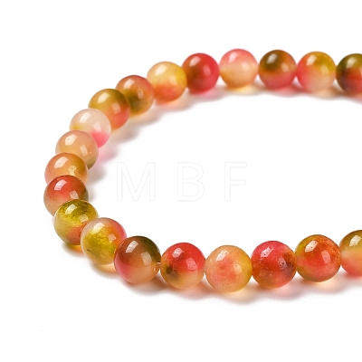 Faceted Rondelle Dyed Natural White Jade Bead Strands LS-G-D073-01A-1