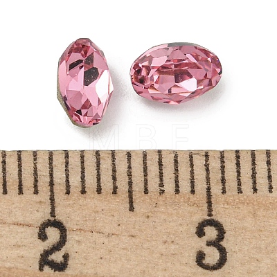 Glass Rhinestone Cabochons RGLA-L029-17B-209-1