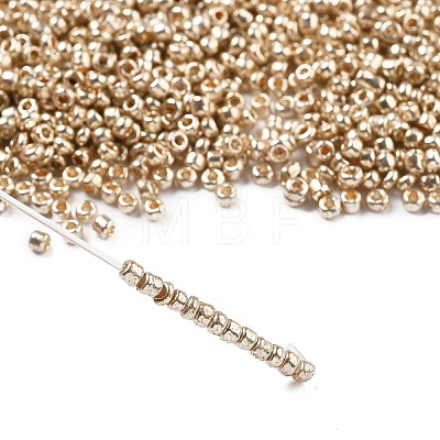 Electroplate Glass Seed Beads X-SEED-Q003-1-1