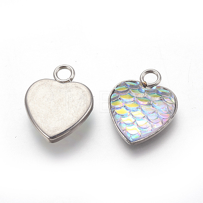 304 Stainless Steel Pendants LS-STAS-F184-B08-1