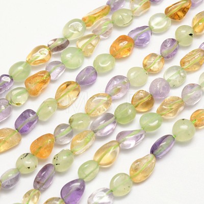 Natural Quartz Bead Strands G-L459-17-1