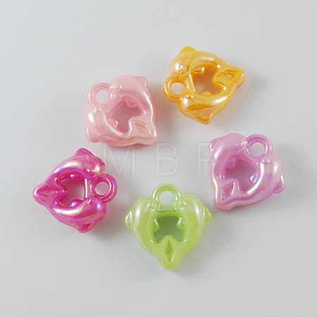 Opaque Acrylic Pendants SACR-R697-M13-1