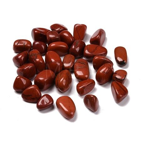 Natural Red Jasper Beads G-O029-08C-1