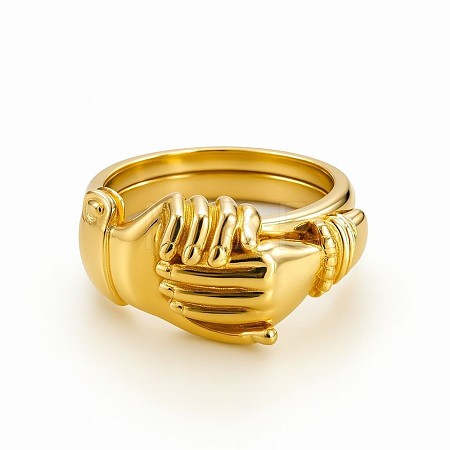3Pcs Zinc Alloy Finger Rings FS-WG7A35B-02-1