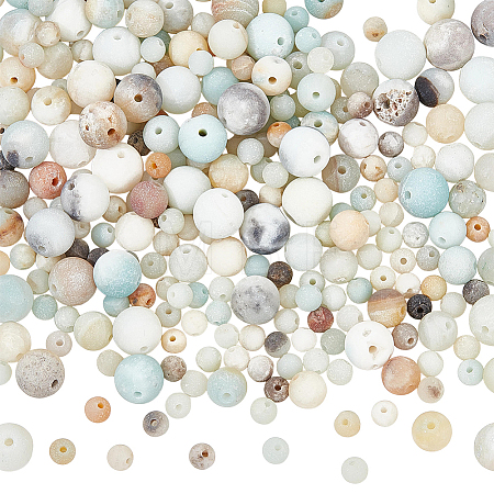 285Pcs 3 Styles Natural Flower Amazonite Beads G-ME0001-38-1