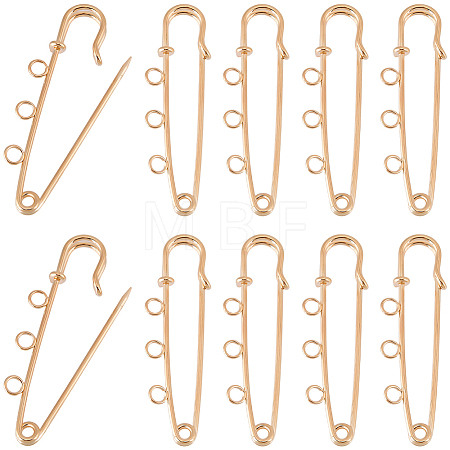 30Pcs Alloy Brooch Findings FIND-SC0022-86-1