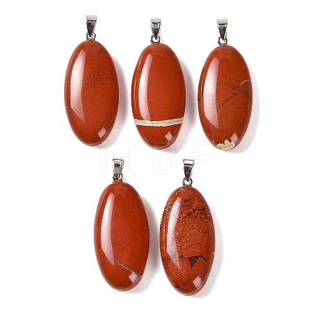 Natural Red Jasper Pendants GG-CBACB71-01P-13-1