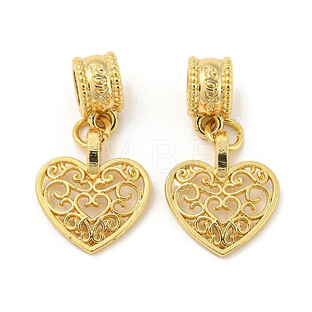 Tibetan Style Alloy European Dangle Charms PALLOY-F199-28G-1