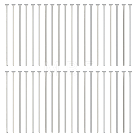4 Bags Brass Flat Head Pins FIND-BC0005-21P-1