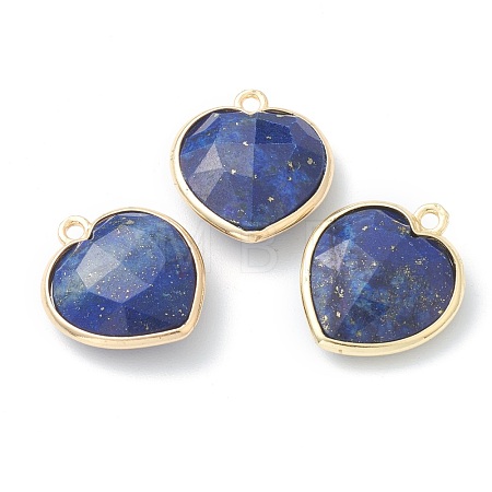 Natural Lapis Lazuli Pendants G-B009-03G-C-1