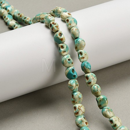 Synthetic Turquoise Beads Strands TURQ-F019-02D-1