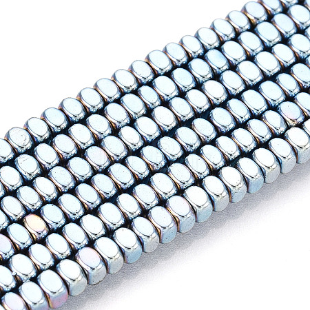 Electroplated Synthetic Non-magnetic Hematite Beads Strands G-T139-61C-1
