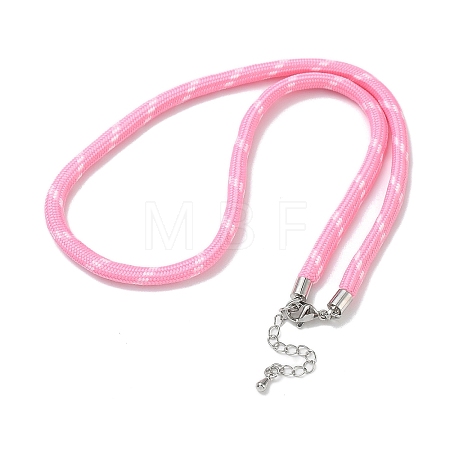 Ployester Core-Wrapped Round Cord Necklace Making KK-CBACFA2-03P-20-1
