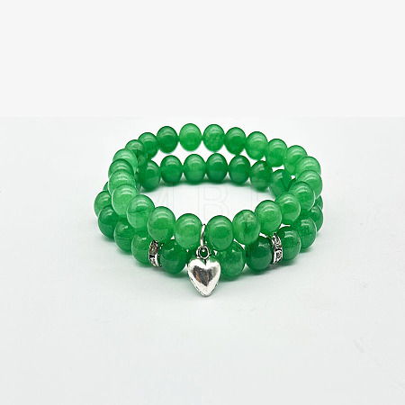 Double layered set bracelet LS3825-1-1