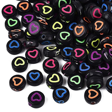 Opaque Acrylic Beads AC-N167-02-M02-1
