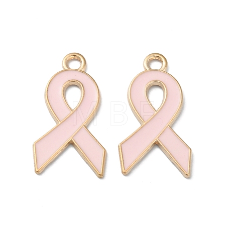 Light Gold Tone Zinc Alloy Enamel Pendants ENAM-WH0061-10A-02-1