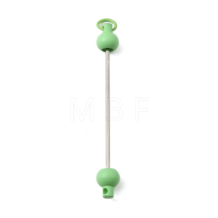 Plastic Beadable Keychain Bar for Jewelry Making DIY Crafts LS-AJEW-C040-01D-1-1