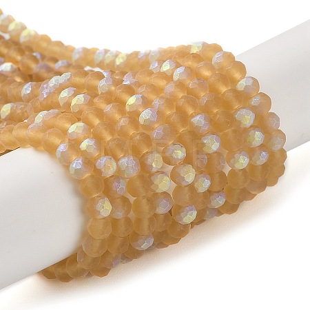 Transparent Glass Beads Strands X1-EGLA-A034-T4mm-MB23-1