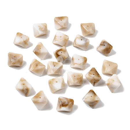 Opaque Acrylic Beads OACR-D320-02F-1