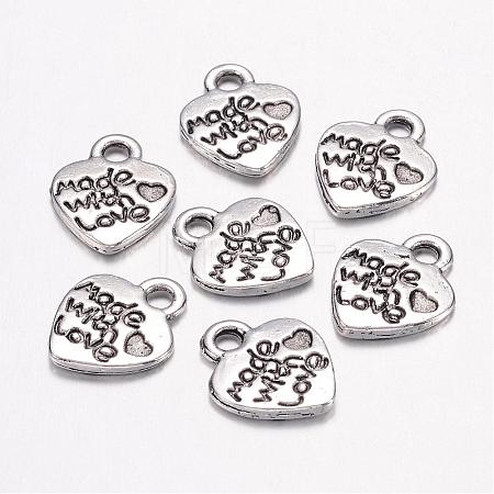 Ideas for Valentines Day Gifts Tibetan Style Alloy Pendants X-LF0004Y-1