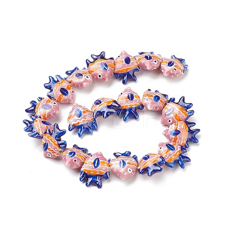 Handmade Porcelain Beads X1-PORC-G002-54H-1