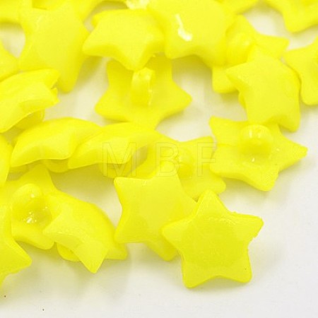 Acrylic Shank Buttons BUTT-E030-B-10-1