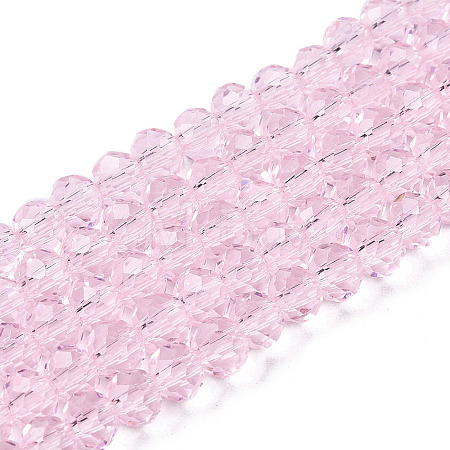 Glass Beads Strands EGLA-A044-T4mm-D10-1