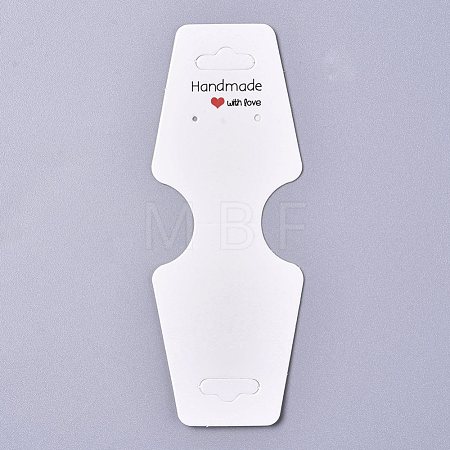Cardboard Fold Over Paper Display Hanging Cards CDIS-E007-18-1