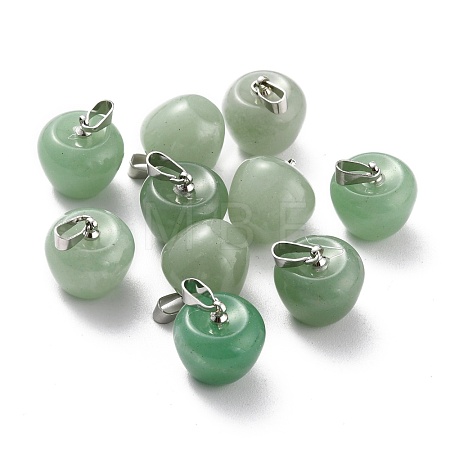 Natural Green Aventurine Pendants G-Z022-01M-1