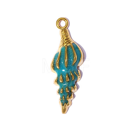 304 Stainless Steel Pendants STAS-OY015-12G-1