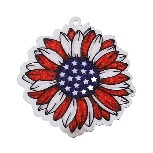 Independence Day Acrylic Pendants OACR-O007-05H-1