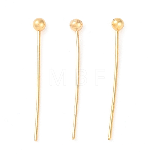 Brass Ball Head Pins KK-N254-49A-G-1