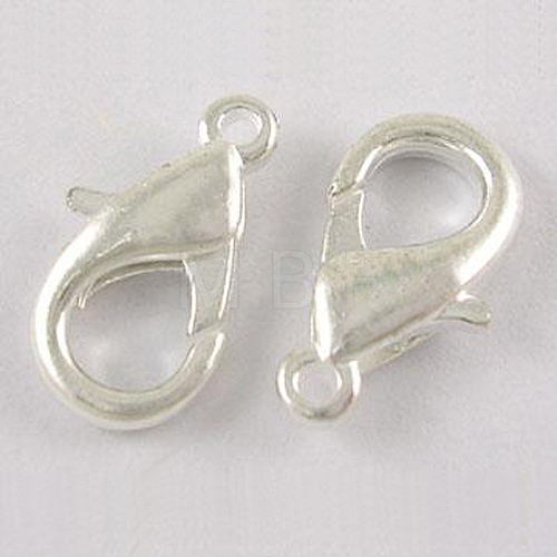 Zinc Alloy Lobster Claw Clasps PALLOY-R042-305-S-NF-1